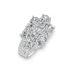 Sterling Silver Semi Mount Pendant Setting Oval OV 6X4mm DHJ