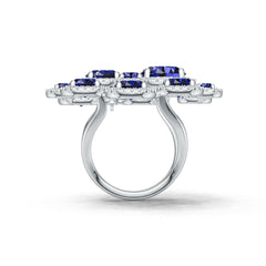 10K Gold Semi Mount Ring Setting Round Rd 9.5mm Moissanite Accent Syzjewelry
