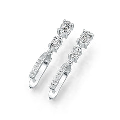 Sterling Silver Semi Mount Earrings Setting Oval OV 6X4mm OV 5X3mm DHJ