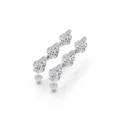Sterling Silver Semi Mount Earrings Setting Round RD 7x7mm DHJ
