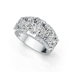 Sterling Silver Semi Mount Ring Setting Oval OV 8X6mm OV 6X4mm DHJ