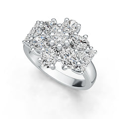 Sterling Silver Semi Mount Ring Setting Oval OV 6X4mm DHJ