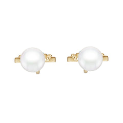 10K Gold Semi Mount Earrings Setting Round Ro 85x8mm Syz Jewelry