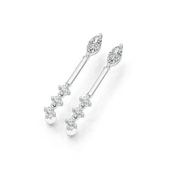 14K Gold Semi Mount Earrings Setting Marquise MQ 10X5mm DHJ