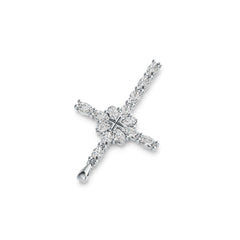 Sterling Silver Semi Mount Pendant Setting Oval OV 5x3mm PE 5x3mm DHJ