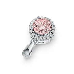 Sterling Silver Semi Mount Pendant Setting Round RD 6X6mm Halo Syzjewelry