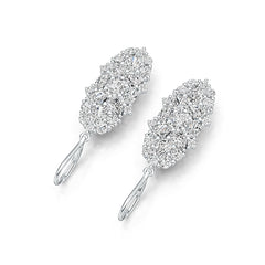 Sterling Silver Semi Mount Earrings Setting Pear PE 5x4mm DHJ
