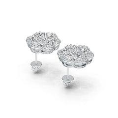 Sterling Silver Semi Mount Earrings Setting Pear PE 4X3mm DHJ