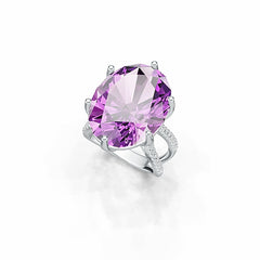 Sterling Silver Semi Mount Ring Setting Oval OV 24X18mm DHJ