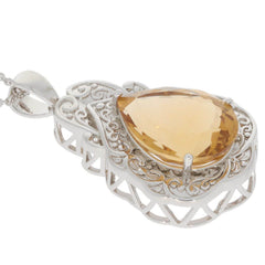 18K Gold Semi Mount Pendant Setting Oval OV 20X15mm Solid Syzjewelry