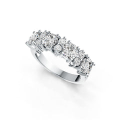 Sterling Silver Semi Mount Ring Setting Round RD 5x5mm DHJ