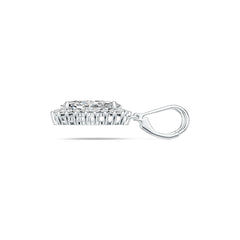 Platinum Semi Mount Earrings Setting Marquise MQ 15X7mm Diamond Accent DHJ