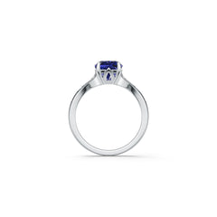 Sterling Silver Semi Mount Ring Setting Cushion Cu 17x8mm Syzjewelry
