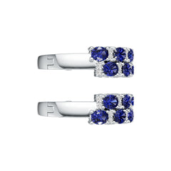 14K Gold Semi Mount Earrings Setting Round Ro 4x3mm Diamond Accent Syz Jewelry