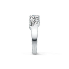 18K Gold Semi Mount Ring Setting Trillion TR 4X4mm DHJ