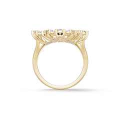 Platinum Semi Mount Ring Setting Pear Pe 5x3mm Diamond Accent Syz Jewelry