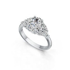 Sterling Silver Semi Mount Ring Setting Oval OV 8X10mm DHJ