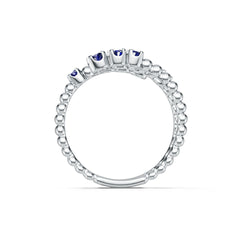 10K Gold Semi Mount Ring Setting Round Ro 2x2mm Moissanite Accent Syz Jewelry