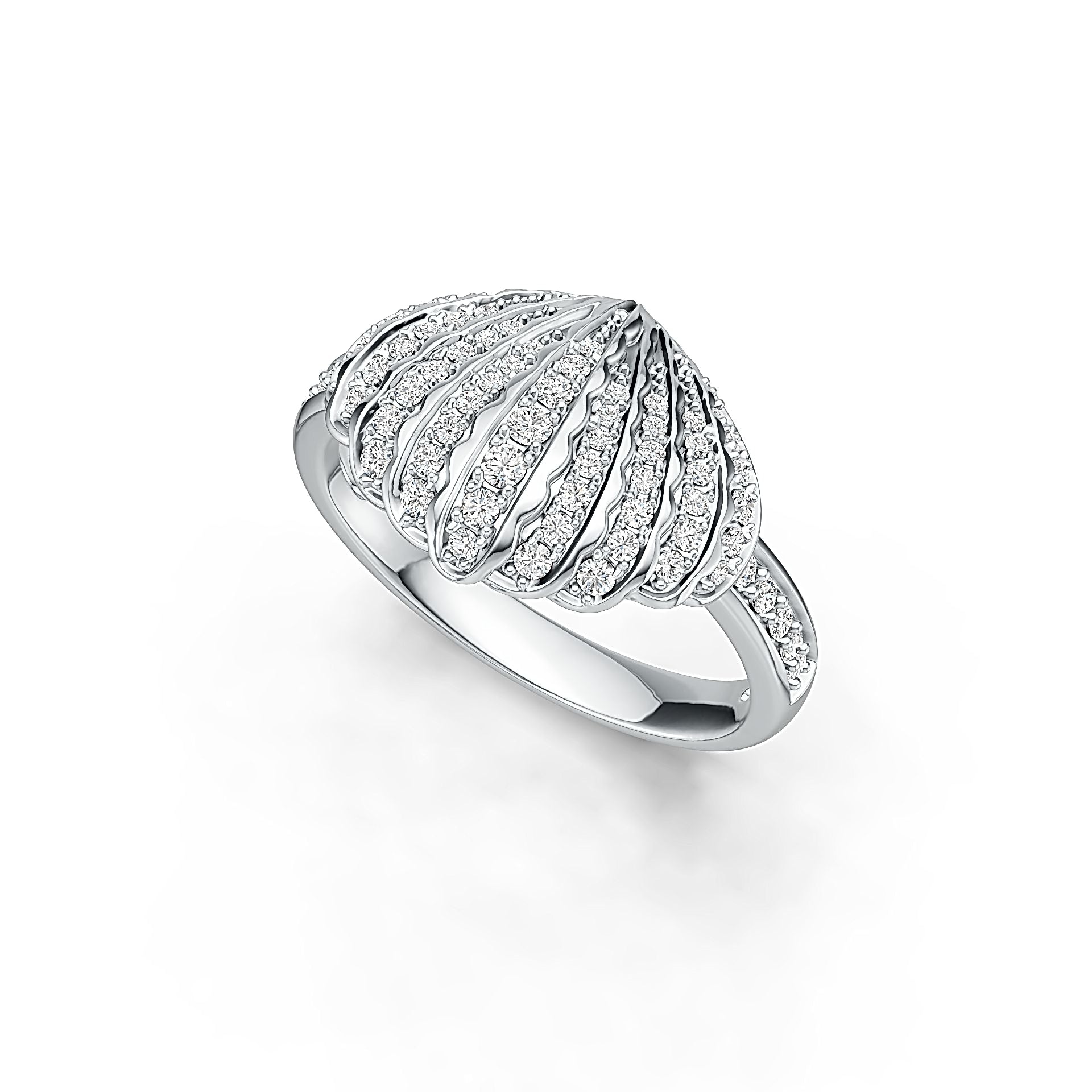 Sterling Silver Semi Mount Ring Setting Round RD 1.75mm DHJ