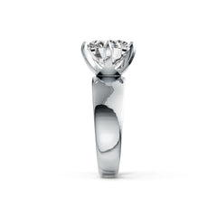 14K Gold Semi Mount Ring Setting Round RD 10.5mm Solitaire DHJ