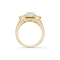 Sterling Silver Semi Mount Ring Setting Round RD 9X7mm Syzjewelry