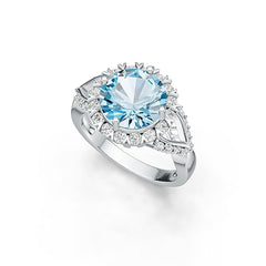 Sterling Silver Semi Mount Ring Setting Round RD 10x10mm Halo Split Shank Syzjewelry