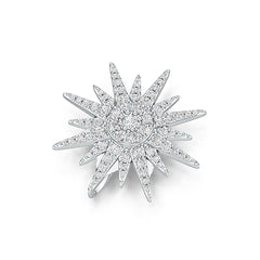 Sterling Silver Semi Mount Pendant Setting Round RD 2.8mm DHJ