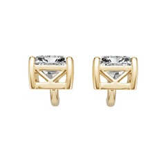 10K Gold Semi Mount Earrings Setting Emerald Em 8x6mm Syz Jewelry