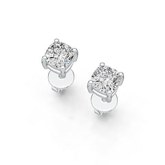 Sterling Silver Semi Mount Earrings Setting Round RD 5x5mm DHJ