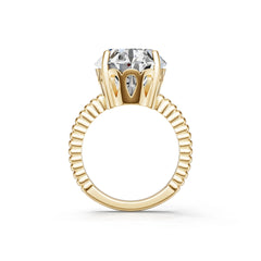 10K Gold Semi Mount Ring Setting Oval Ov 19x14mm Syz Jewelry