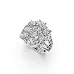 Sterling Silver Semi Mount Ring Setting Oval OV 6X4mm DHJ