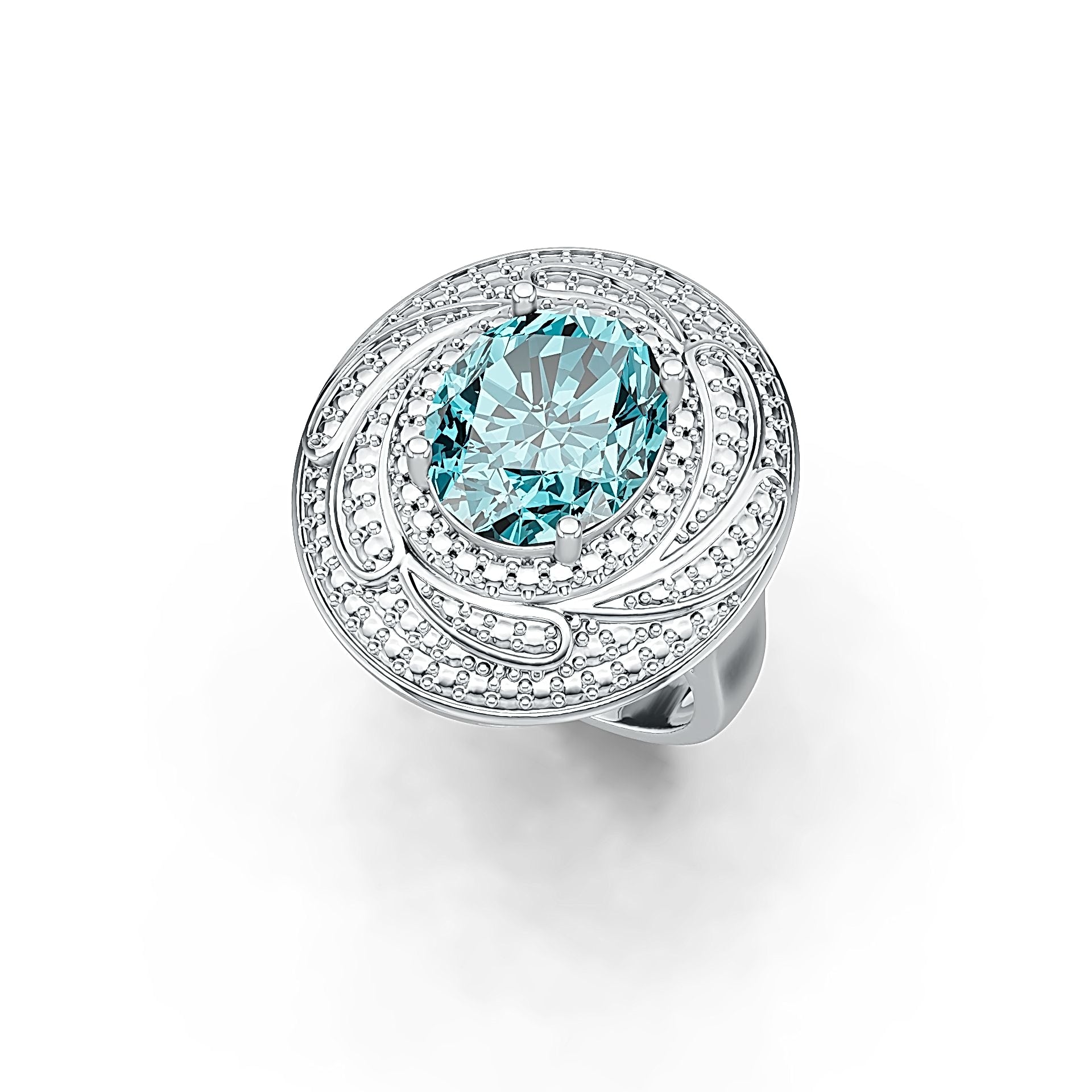 Sterling Silver Semi Mount Ring Setting Oval OV DHJ