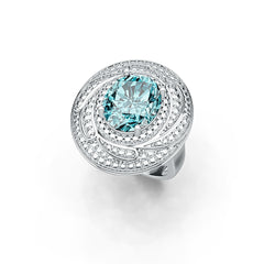 Sterling Silver Semi Mount Ring Setting Oval OV DHJ