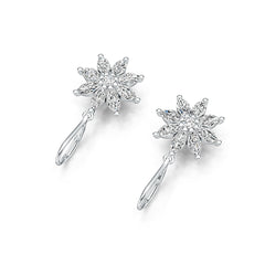 Sterling Silver Semi Mount Earrings Setting Marquise MQ 6X3mm DHJ