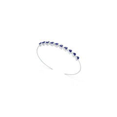 14K Gold Semi Mount Bracelet Setting Trillion Tr Diamond Accent Syzjewelry