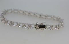 10K Gold Semi Mount Bracelet Setting Oval OV 8X6mm DHJ