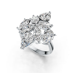 Sterling Silver Semi Mount Ring Setting  Marquise MQ 9x4.5mm PE 9x6mm OV 8x6mm Syzjewelry
