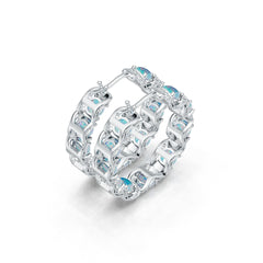 Sterling Silver Semi Mount Earrings Setting Round RD 5x5mm Cabochon DHJ