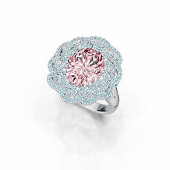 Sterling Silver Semi Mount Ring Setting Oval OV 12X10mm DHJ