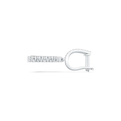 14K Gold Semi Mount Earrings Setting Round RD 4.0mm 3.5mm 3mm 2.5mm 2mm Diamond Accent DHJ