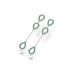 Sterling Silver Semi Mount Earrings Setting Round RD 1.1mm DHJ