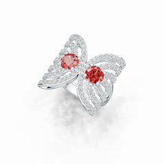 Sterling Silver Semi Mount Ring Setting Round RD 6x6mm DHJ