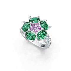 Sterling Silver Semi Mount Ring Setting Oval OV 7X5mm DHJ