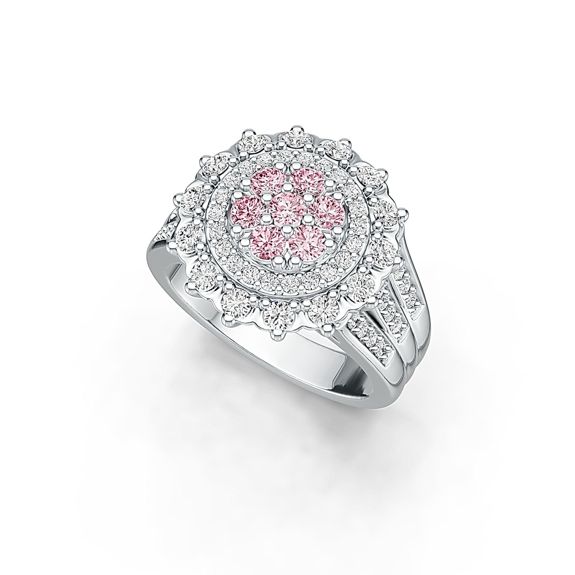 Sterling Silver Semi Mount Ring Setting Round RD 2.5mm DHJ