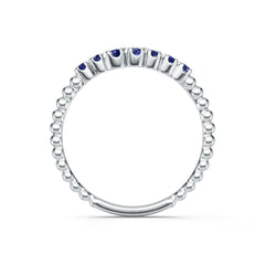 Platinum Semi Mount Ring Setting Round Ro 2x2mm Syz Jewelry