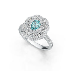 Sterling Silver Semi Mount Ring Setting Oval OV 7X5mm DHJ