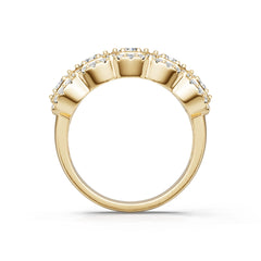 Platinum Semi Mount Ring Setting Round Ro 4x4mm Diamond Accent Syz Jewelry