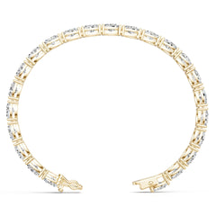 14K Gold Semi Mount Bracelet Setting Round Ro 5x5mm Syz Jewelry