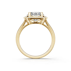 Platinum Semi Mount Ring Setting Oval Ov 15x11mm Diamond Accent Syz Jewelry