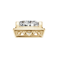 Sterling Silver Semi Mount Pendant Setting Trillion TR 12X12mm Syzjewelry